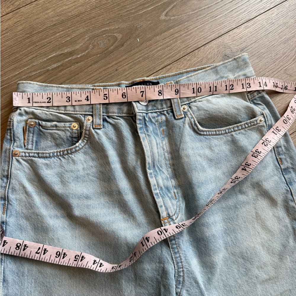 ASOS Tall Straight Light Blue Jeans 26 - Picture 5 of 8